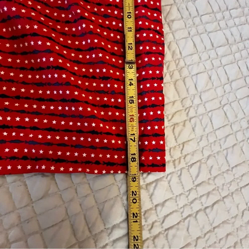 Columbia PFG Mens Red, White and Blue lined swim trunks XL